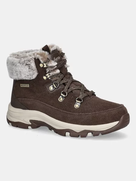 Skechers cizme de iarnă TREGO SNOW WORRIES maro