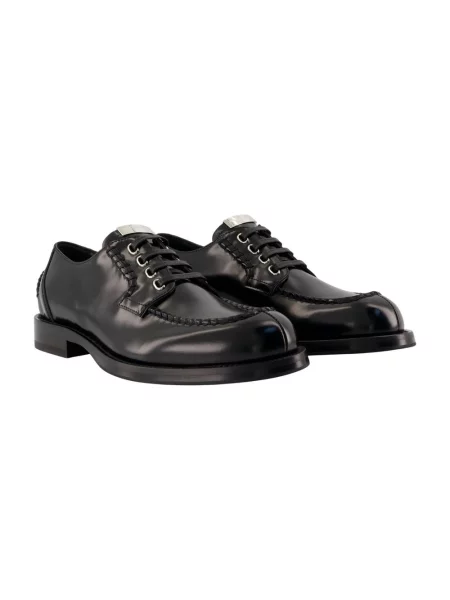 Derby Dolce And Gabbana skórzany czarny