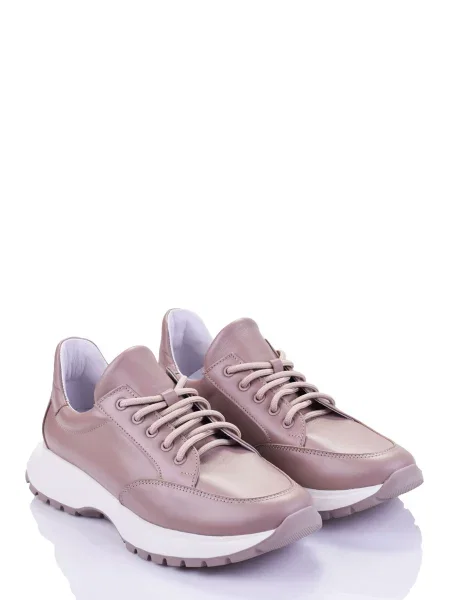 Кожаные повседневные кроссовки Marco Piero бежевые