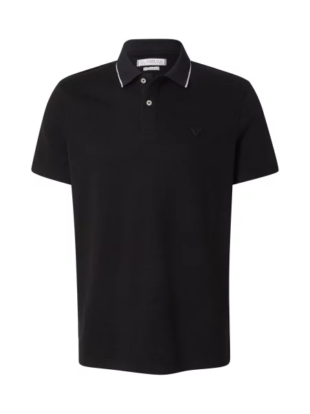 GUESS Tricou negru alb