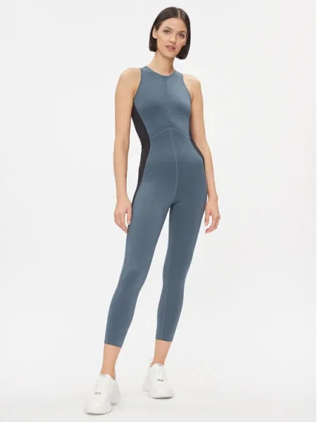 Reebok Salopetă Lux Bold Fitted Fit albastru