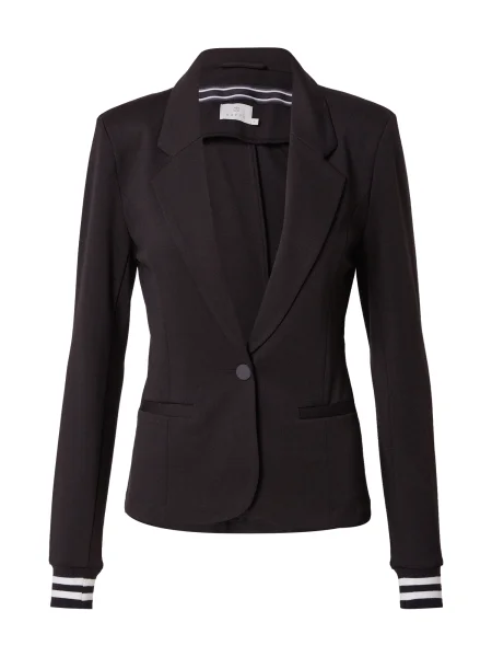 KAFFE CURVE Blazer Kinnie / bela črna