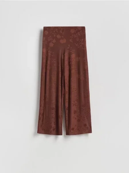 Reserved Pantaloni cu adaos de maro-închis maro