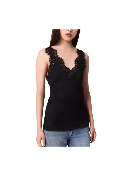 Top Stella Mccartney z dekoltem w serek czarny