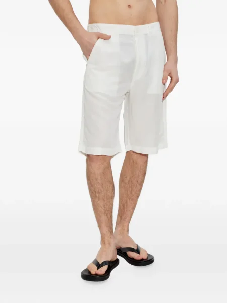 Pantaloni chino Diesel scurte alb