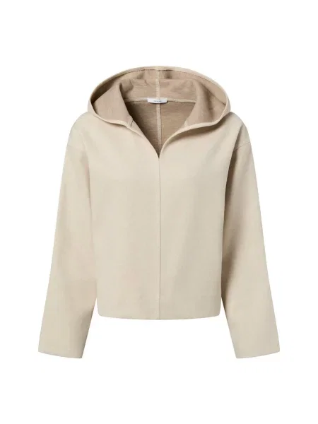 Opus bluza z kapturem Gubel Kobiety Sztuczne włókno marmurkowy 36 beżowy