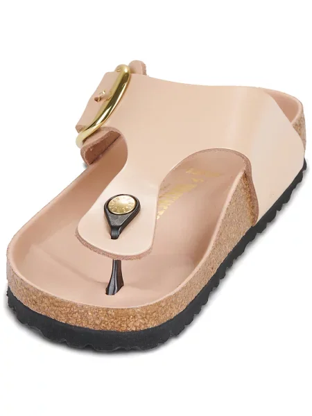 Pantofi Birkenstock cu cataramă bej
