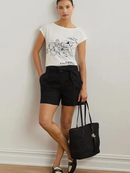 Футболка Lauren Ralph Lauren білий