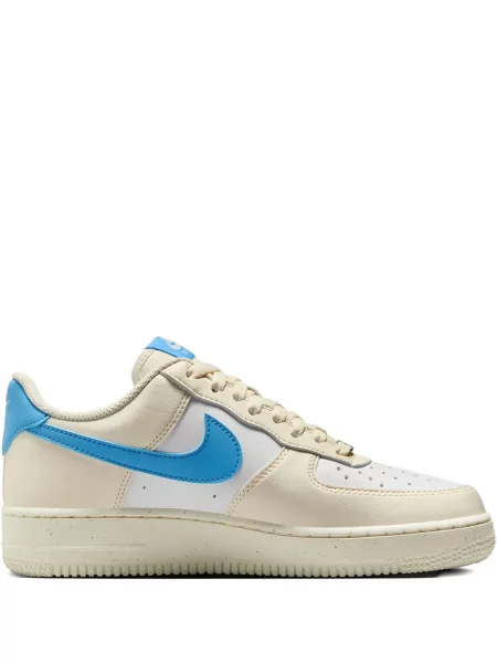 Кожени маратонки Nike Air Force 1 камъни бяло