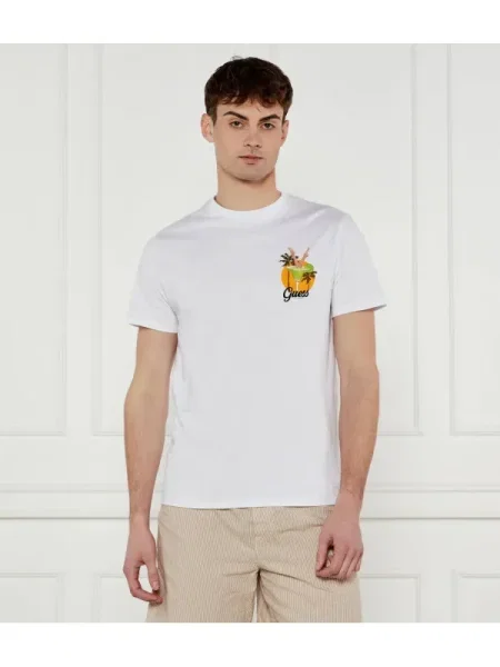 GUESS Tricou alb
