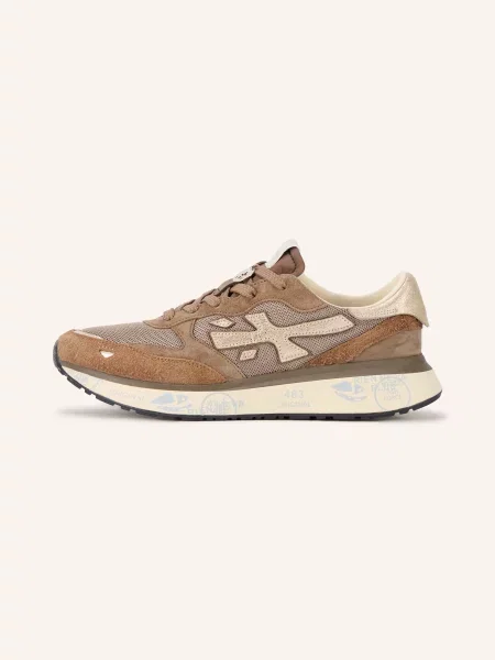 Premiata Sneakersy Lauryn / zlatá / krémová hnědá