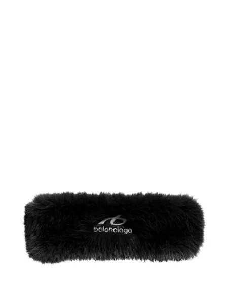 Body Balenciaga s kožíškem černý