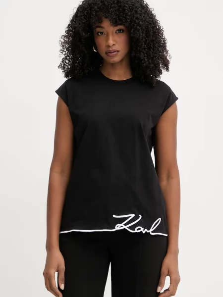 Top Karl Lagerfeld czarny