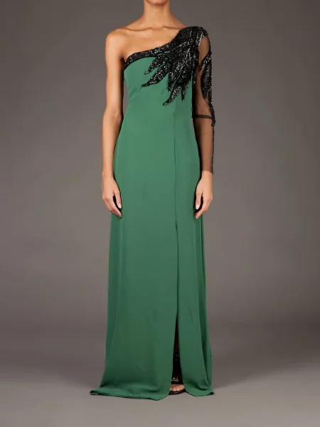 Rochie Georges Mak de costum verde