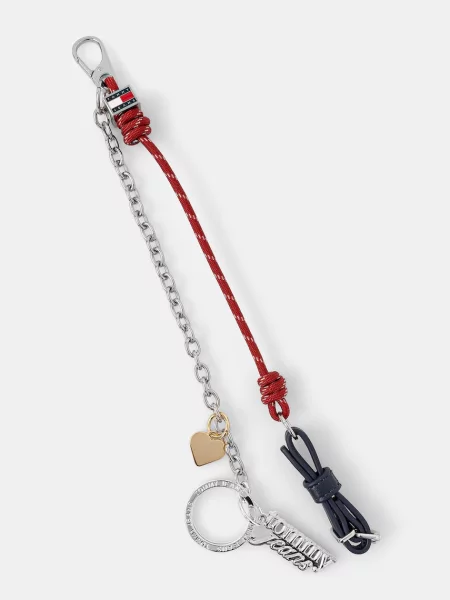 Tommy Jeans obesek za ključe rdeča