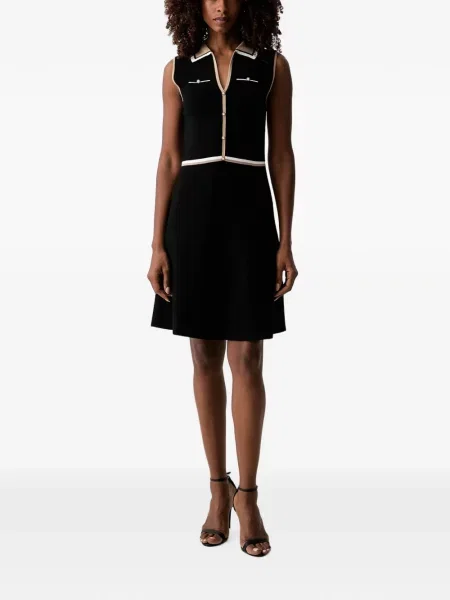 Rochie mini Morgan fără mâneci negru