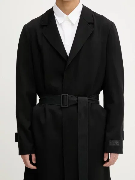 Тренч Mm6 Maison Margiela черный