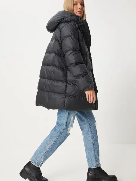 Happiness İstanbul Prechodná bunda čierna