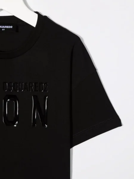 Koszulka dziecięca Dsquared2 czarna
