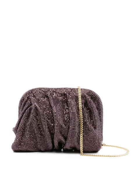 Geantă plic Benedetta Bruzziches cu mărgele violet