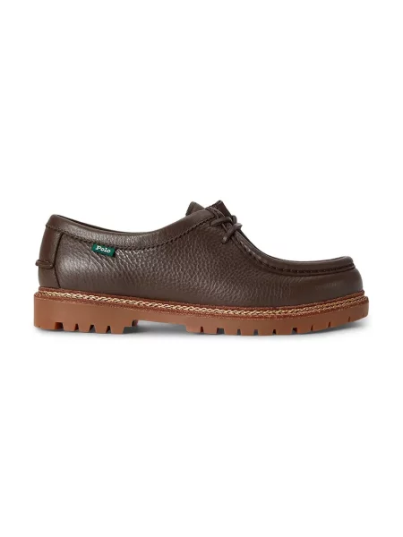 Polo Ralph Lauren pantofi pentru bărbați din piele Jett Apron maro