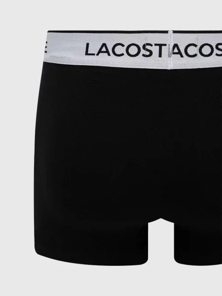 Lacoste boxeralsó 3 db férfi fekete