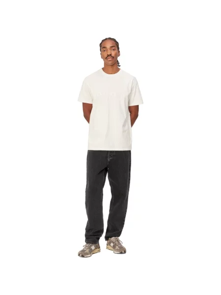 Jeansy o kroju tapered fit z 5 model ‘NEWEL’ Carhartt Work In Progress czarne
