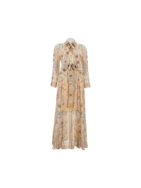 Maksi wielobarwność sukienka koszulowa Zimmermann