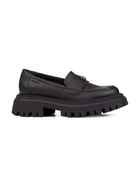 Geox mocasini copii MAQUINNENS negru