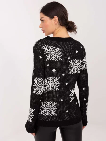 Pulover Italy Moda negru