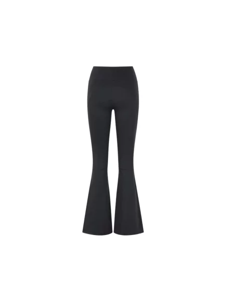Spodnie dresowe Adidas By Stella Mccartney dzwony czarne