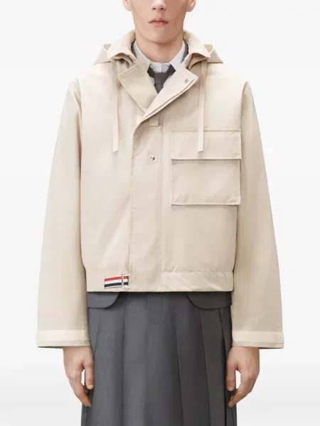 Geacă Thom Browne cu glugă