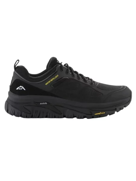 Skórzane Buty Sportowe Arch Fit Road Walker Vernal czarne