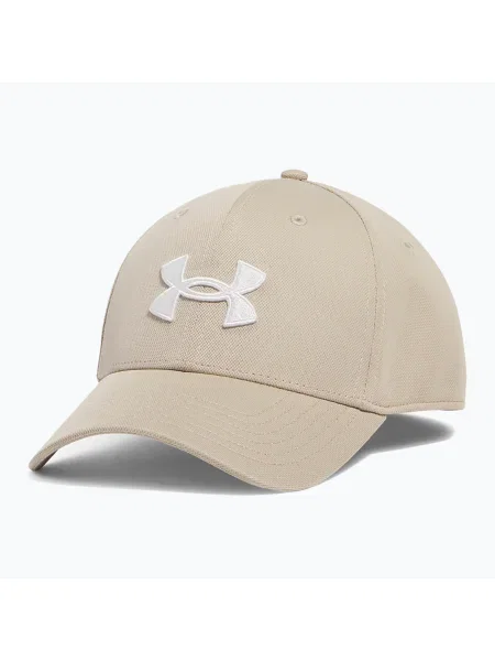 Pánska šiltovka Under Armour Blitzing city khaki/white quartz hnedá