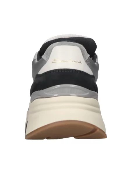 Sneakersy Santoni zamszowe do biegania