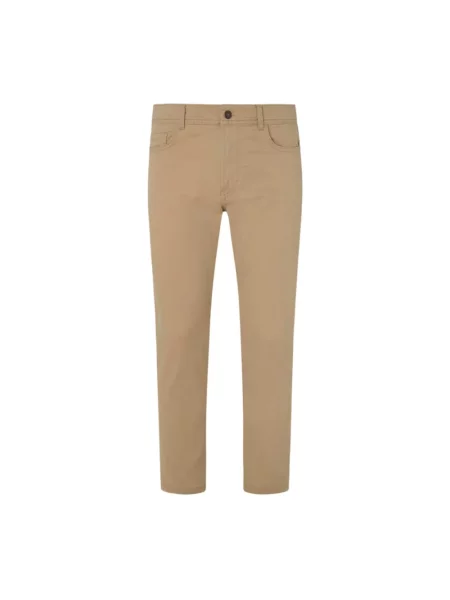 Skinny spodnie Pepe Jeans z 5 kieszeniami beżowe