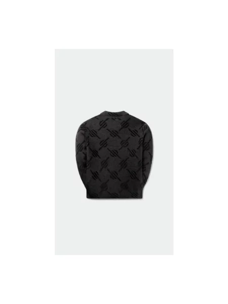 Daily Paper kardigan Kirabo Monogram Knit Cardigan czarny