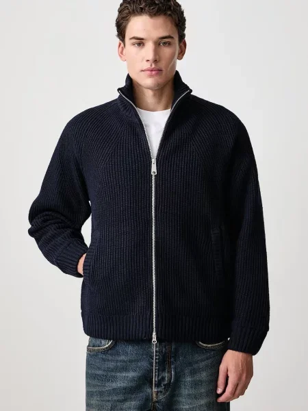 Carhartt WIP Banley Sweater Jacket geacă de tranziție cu amestec de lână pentru bărbați