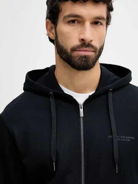 ARMANI EXCHANGE Tréning dzseki tengerészkék