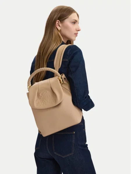 Love Moschino ruksak dámsky béžová