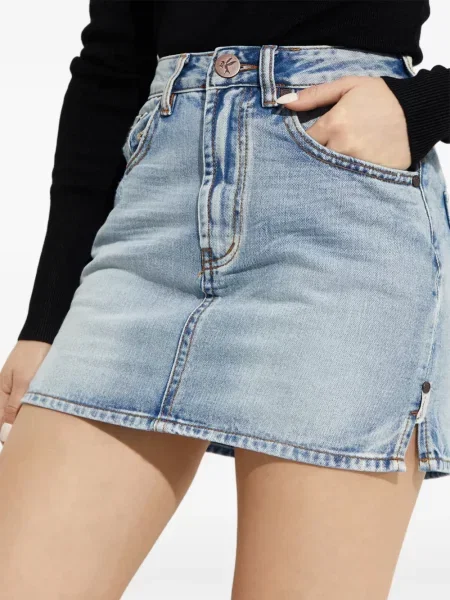 Mała mały spódnica mini One Teaspoon niebieska