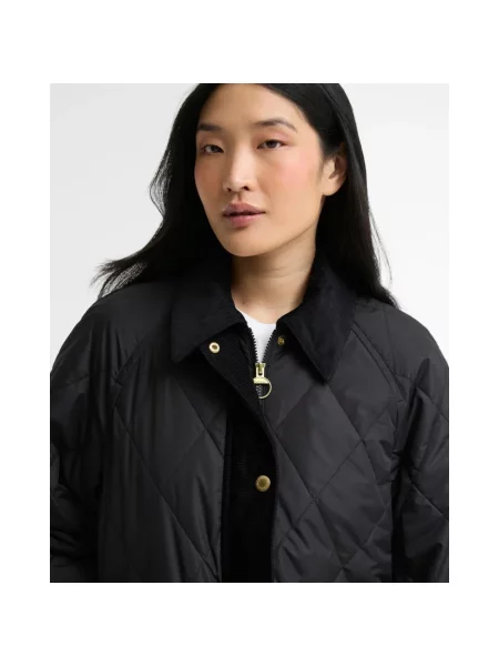 Barbour Kurtka Pikowana Kilnwick Quilt schwarz czarna
