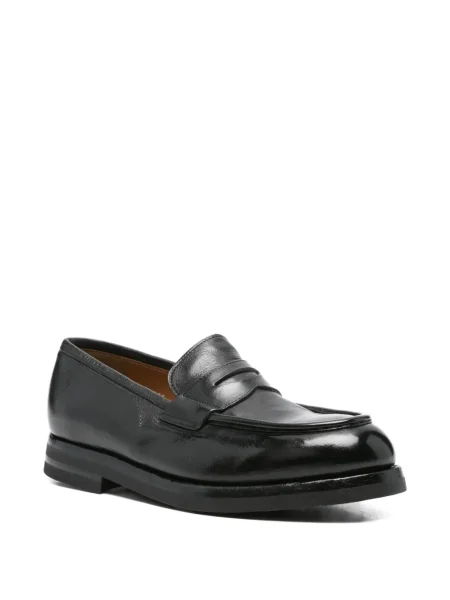 Pantofi loafer Green George din piele negru
