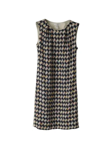 Rochie fără mâneci Erdem fără mâneci din tweed de costum negru