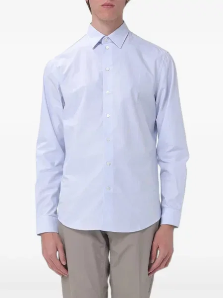 Lung cămașă Emporio Armani albastru