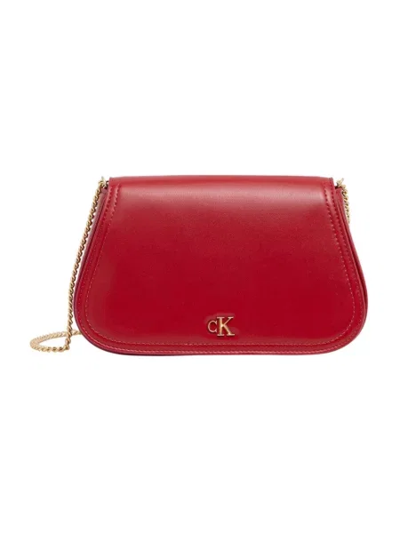 Calvin Klein torebka crossbody z imitacji skóry czerwona
