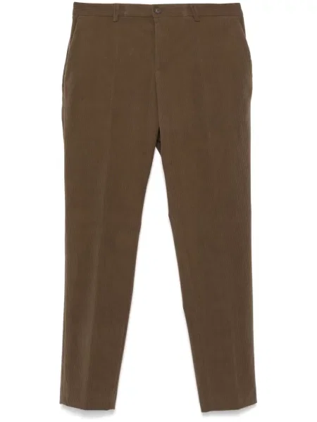 Pantaloni Boss de catifea cord maro