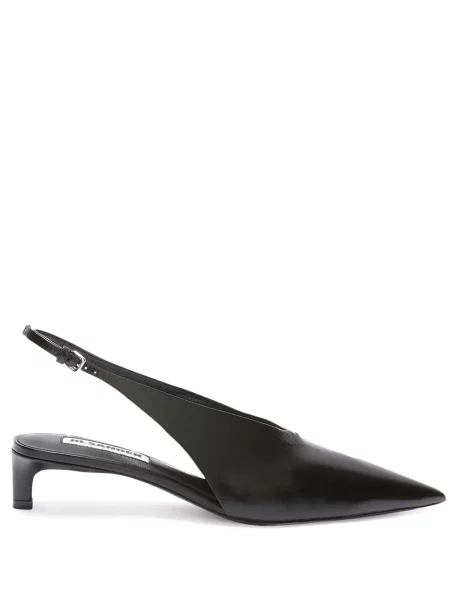 Pantofi cu toc Jil Sander negru