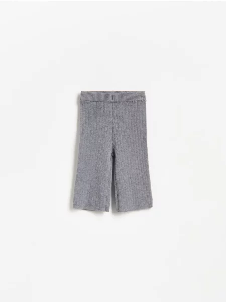 Reserved Pantaloni din jerseu cu adaos de gri-închis gri