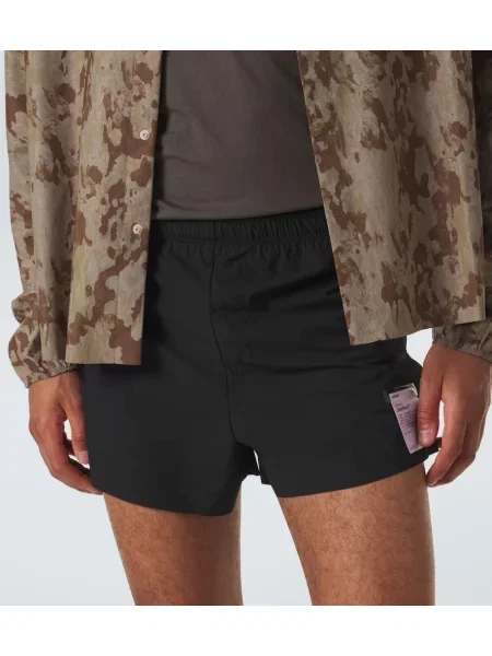 Pantaloni scurți Satisfy alergare negru